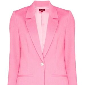STAUD Vibrant Pink Blazer